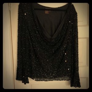 Marina Rinaldi sequined blouse